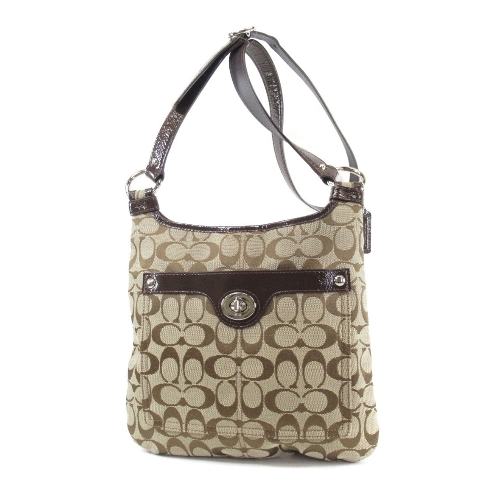 Coach F16536 Signature Crossbody Bag